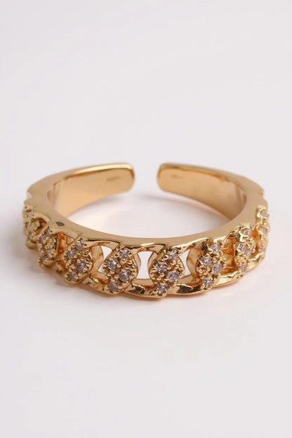 CRYSTAL CHAIN RING